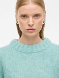 Product image thumbnail - ROUND NECK KNITTED PULLOVER, Aquifer | 3