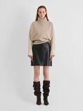 Product image thumbnail 4 LEATHER MINI SKIRT, Meteorite