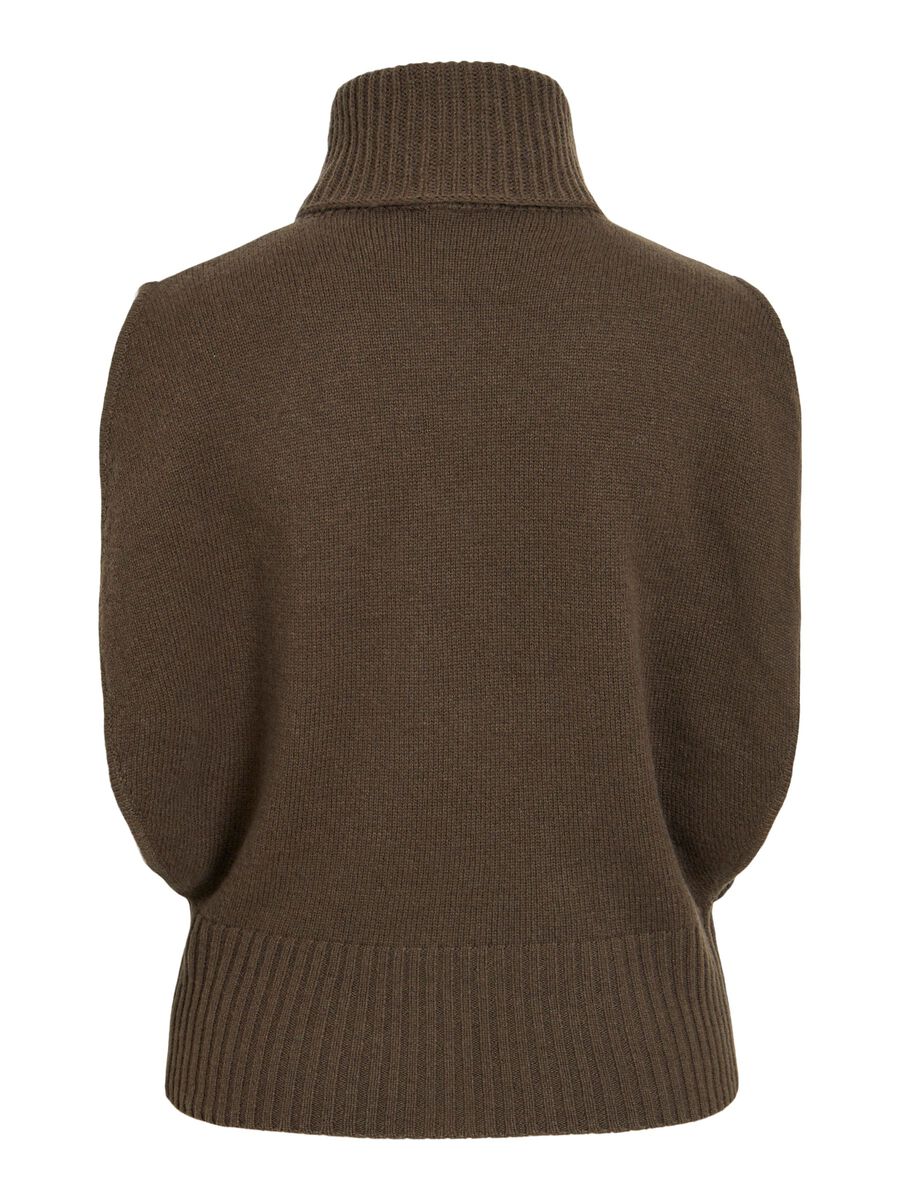Carousel image - TURTLENECK KNITTED VEST, Canteen | 2