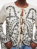VILA TIE FRONT LONG SLEEVED TOP, Birch, highres - 14105723_Birch_1175686_006.jpg