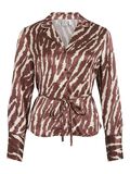 VILA TIE-WAIST LONG SLEEVED SHIRT, Decadent Chocolate, highres - 14108786_DecadentChocolate_1209360_001.jpg
