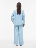 Product image thumbnail - MID-WAIST WIDE-LEG TROUSERS, Light Blue Denim | 2