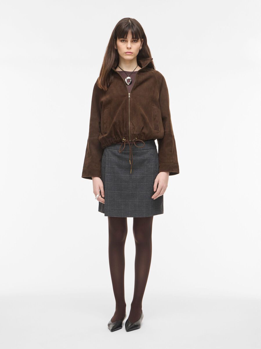 Carousel image - HIGH WAIST MINI SKIRT, Meteorite | 4