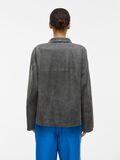 Product image thumbnail - LEATHER SHIRT, Meteorite | 2