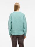 Product image thumbnail - ROUND NECK KNITTED PULLOVER, Aquifer | 2