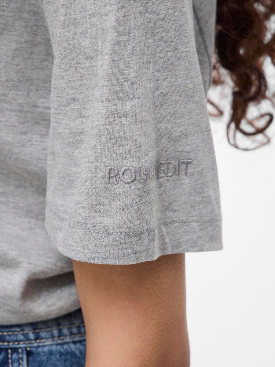 Carousel image - COTTON T-SHIRT, Light Grey Melange | 3