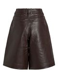 Product image thumbnail - LEATHER CULOTTES, Seal Brown | 2