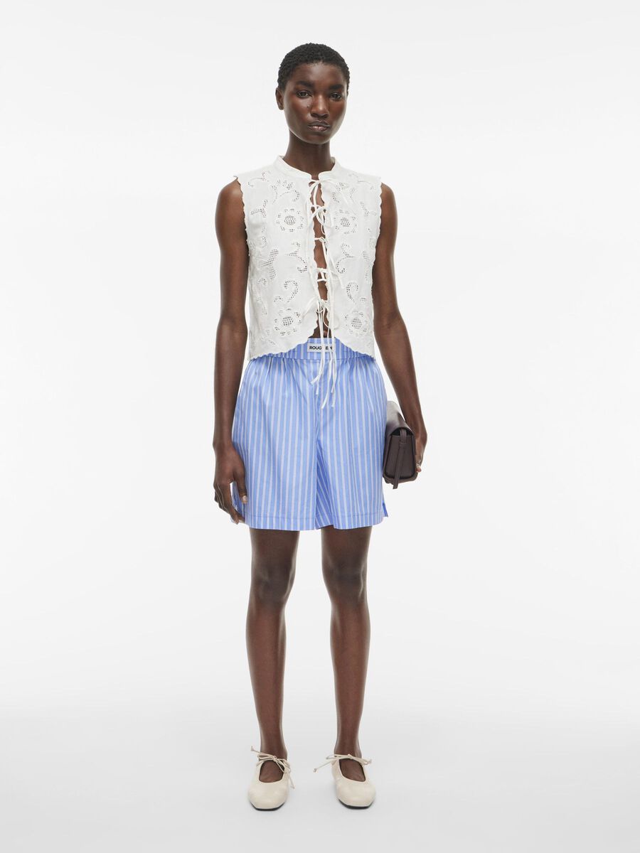 VILA HIGH WAIST SHORTS, Little Boy Blue, highres - 14106030_LittleBoyBlue_1176928_005.jpg