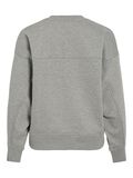 VILA LONG SLEEVED SWEATSHIRT, Light Grey Melange, highres - 14108181_LightGreyMelange_002.jpg
