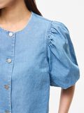 Product image thumbnail -  SHORT DENIM BLAZER, Light Blue Denim | 3