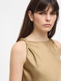 Product image thumbnail - BOATNECK SLEEVELESS TOP, Petrified Oak | 3