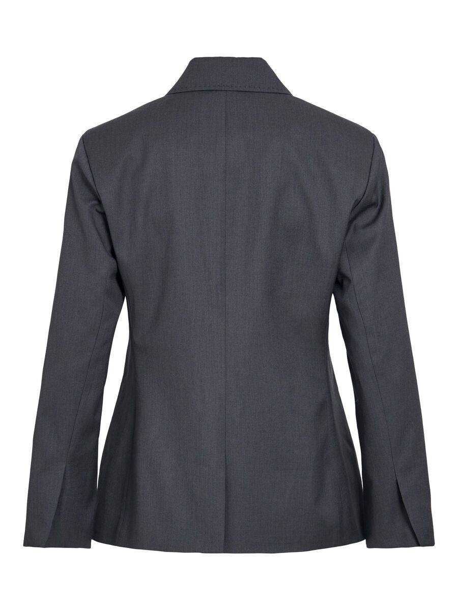Carousel image - BUTTONED BLAZER, Dark Grey Melange | 2
