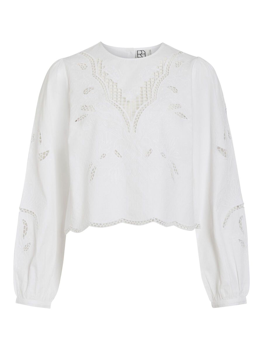 VILA LACE-DETAILED LONG SLEEVED TOP, Cloud Dancer, highres - 14108426_CloudDancer_001.jpg