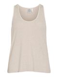VILA ROUND NECK TANK TOP, Super Light Natural Melan, highres - 14108420_SuperLightNaturalMelan_001.jpg