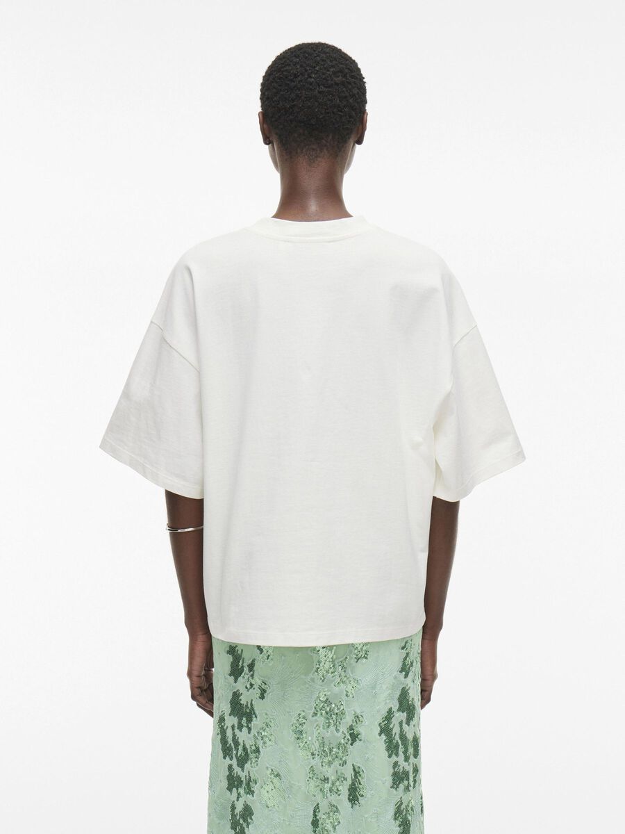 VILA OVERSIZED T-SHIRT, Cloud Dancer, highres - 14107585_CloudDancer_004.jpg