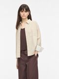Product image thumbnail - OVERSIZED SHIRT, Cloud Dancer | 1