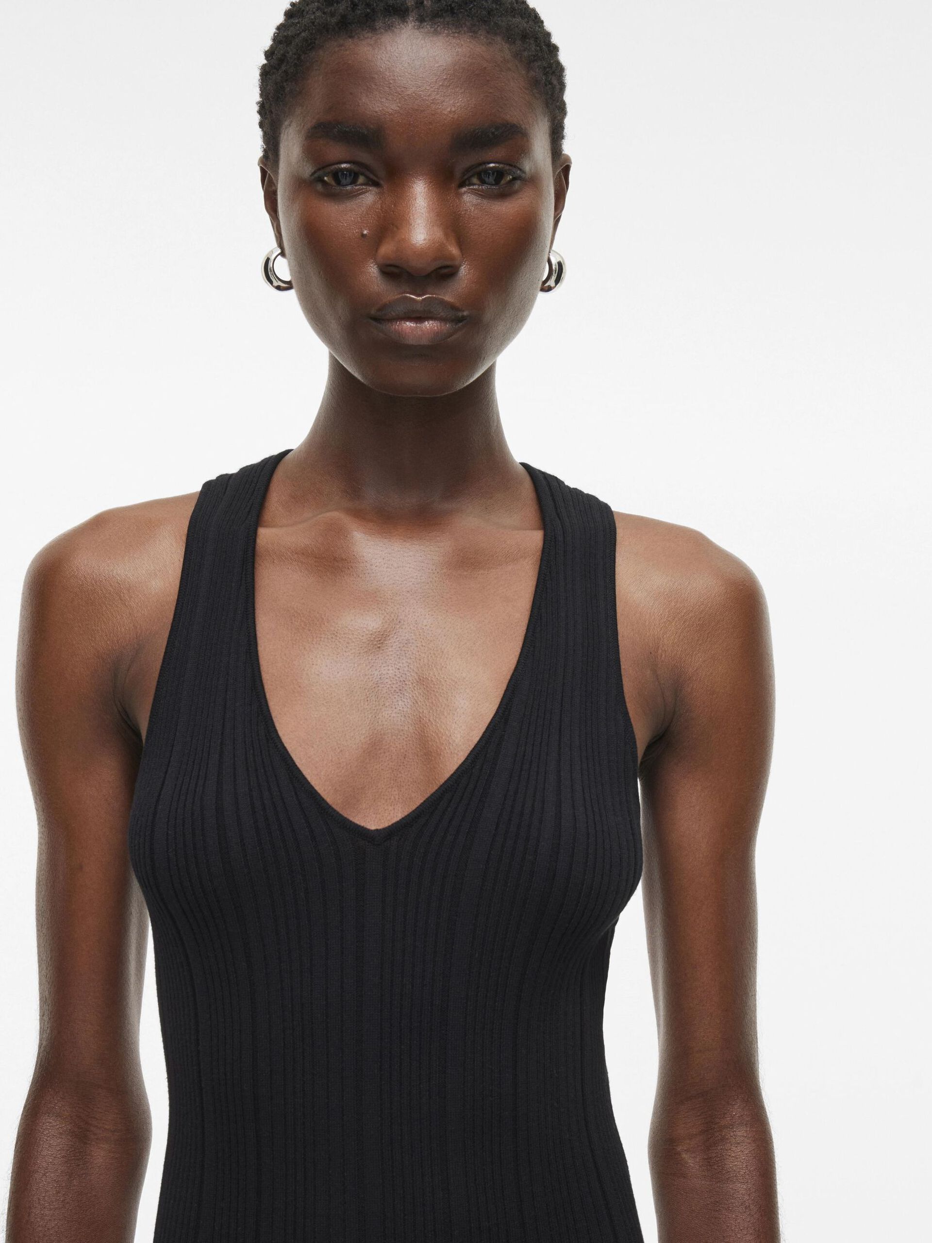 Carousel image - KNITTED MIDI DRESS, Meteorite | 3