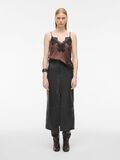Product image thumbnail - LACE TRIM STRAP TOP, Chicory Coffee | 4