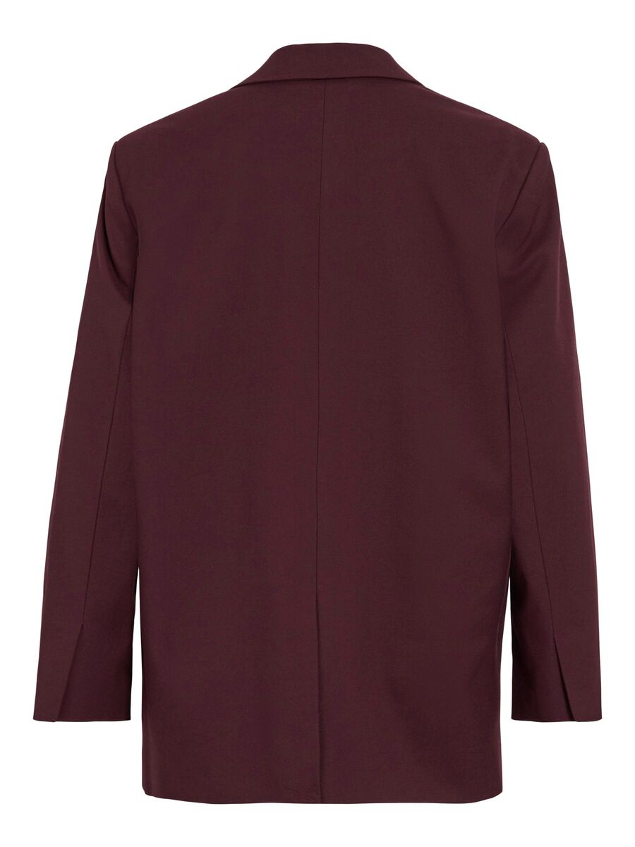VILA OVERSIZED BLAZER, Decadent Chocolate, highres - 14107745_DecadentChocolate_002.jpg