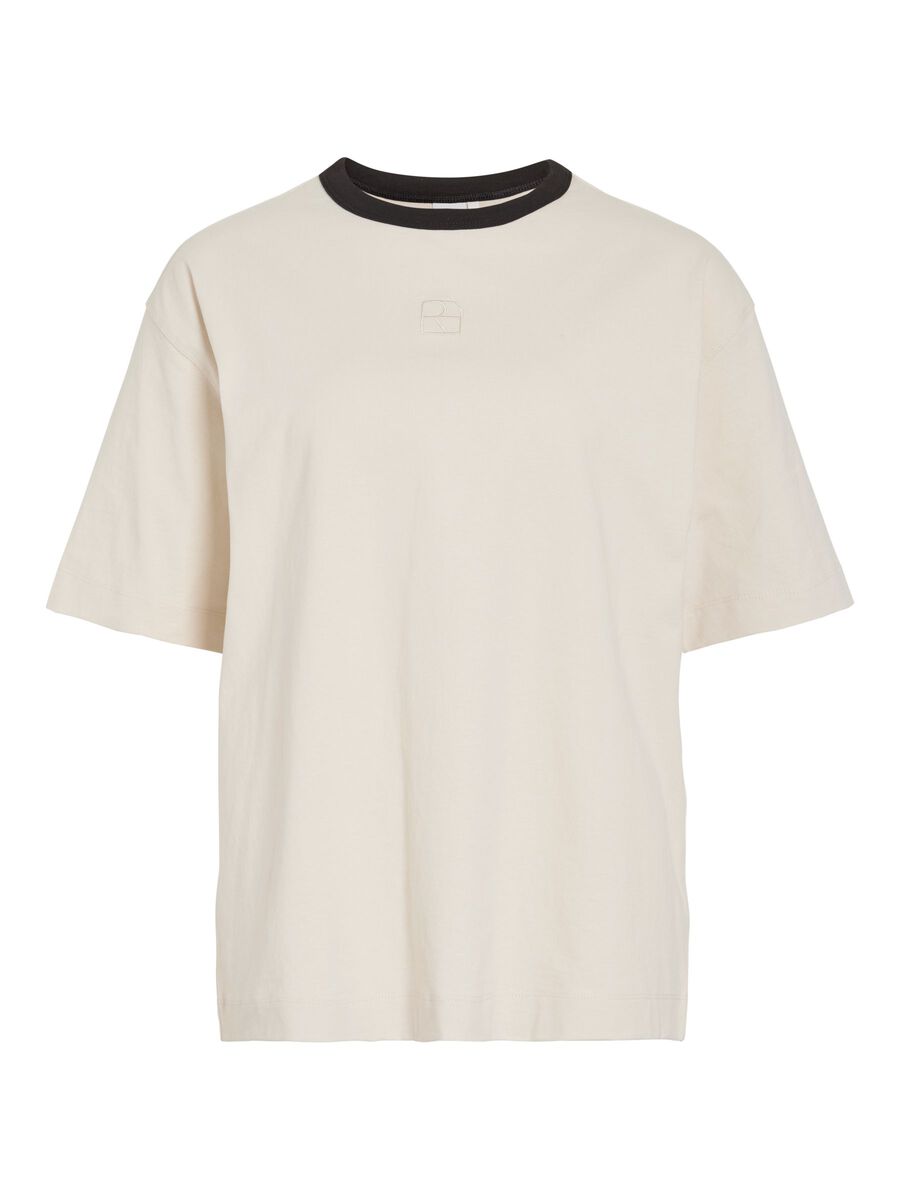 Product tile image - ROUND NECK OVERSIZED T-SHIRT, Birch | 14113805_Birch_1254041
