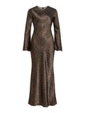 Product image thumbnail - ROUSHIANA LONG SLEEVED MAXI DRESS, Dull Gold | 1