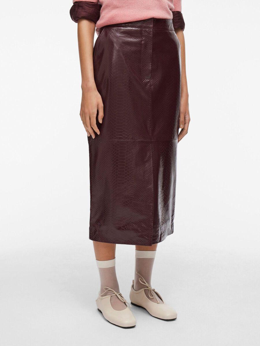 VILA MIDI LEATHER PENCIL SKIRT, Decadent Chocolate, highres - 14107777_DecadentChocolate_003.jpg