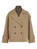 VILA SHORT 2-IN-1 TRENCHCOAT, Petrified Oak, highres - 14108591_PetrifiedOak_001.jpg