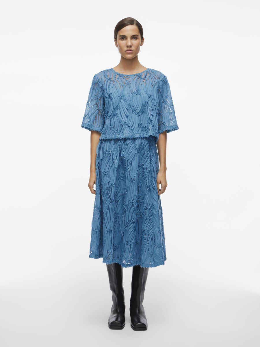 VILA HIGH WAIST MIDI SKIRT, Niagara, highres - 14105207_Niagara_005.jpg