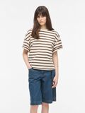 Product image thumbnail - ROUND NECK OVERSIZED T-SHIRT, Birch | 1