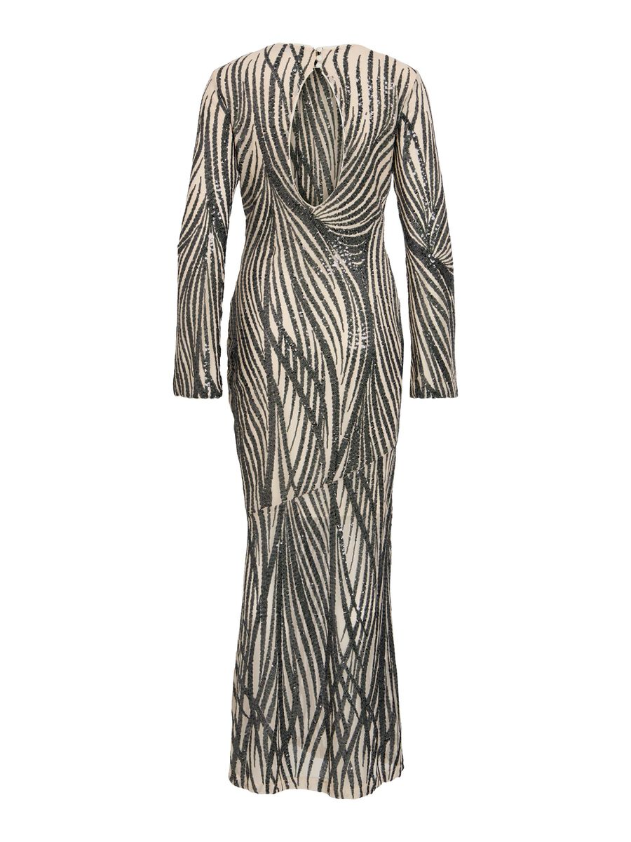 Carousel image - LONG SLEEVED MAXI DRESS, Pelican | 2