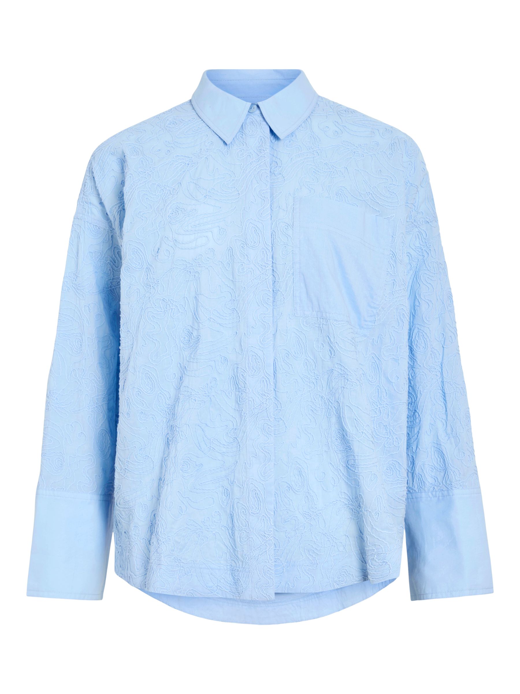 Neutral Collection OVERSIZED SHIRT | Blue | ROUGE EDIT®