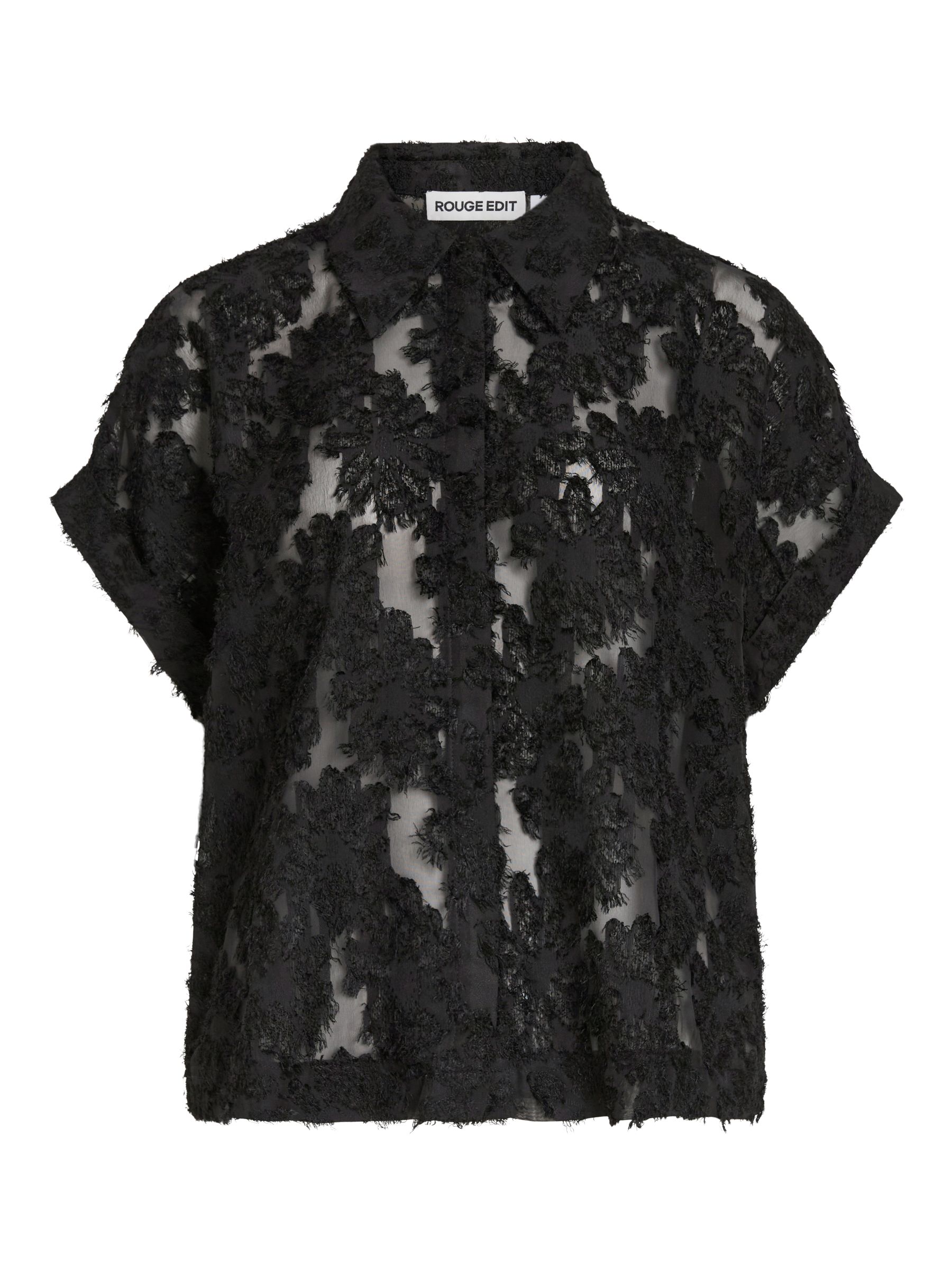 SHORT SLEEVED SHIRT | Blue | ROUGE EDIT®